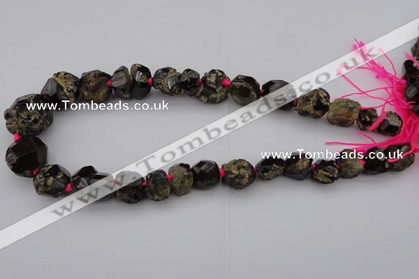 CNG1015 15.5 inches 10*14mm - 18*25mm nuggets red garnet beads