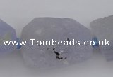 CNG1018 15.5 inches 18*25mm - 25*35mm nuggets blue chalcedony beads