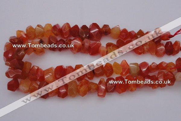 CNG1025 15.5 inches 10*14mm - 15*20mm faceted nuggets carnelian beads