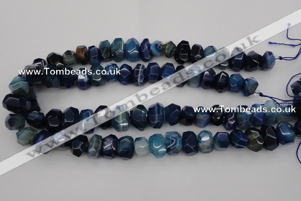 CNG1036 15.5 inches 10*14mm - 13*18mm faceted nuggets agate beads