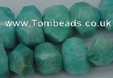 CNG1072 15.5 inches 13*18mm - 15*20mm faceted nuggets amazonite beads