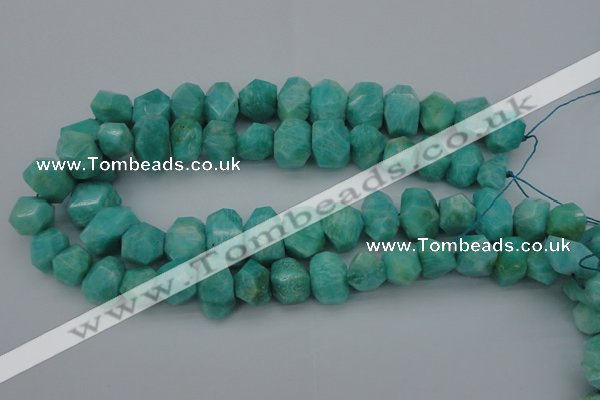 CNG1072 15.5 inches 13*18mm - 15*20mm faceted nuggets amazonite beads