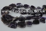 CNG1076 15.5 inches 18*25mm - 35*40mm nuggets amethyst beads