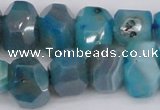 CNG1078 15.5 inches 10*14mm - 15*20mm faceted nuggets agate beads