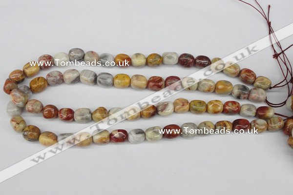 CNG11 15.5 inches 9*12mm nuggets agate gemstone beads