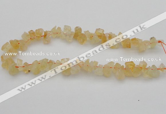 CNG1118 15.5 inches 8*12mm - 13*18mm nuggets citrine gemstone beads