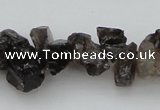 CNG1122 15.5 inches 8*12mm - 13*18mm nuggets smoky quartz beads