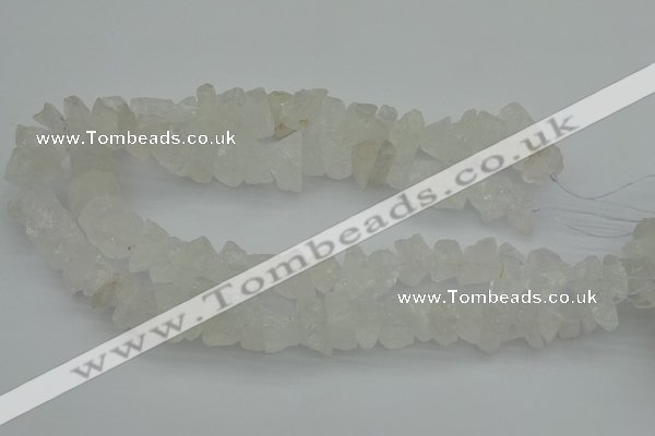 CNG1128 15.5 inches 8*12mm - 13*18mm nuggets white crystal beads