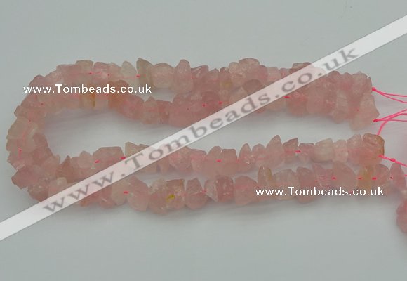 CNG1132 15.5 inches 8*12mm - 13*18mm nuggets rose quartz beads