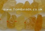 CNG1133 15.5 inches 8*12mm - 13*18mm nuggets citrine beads