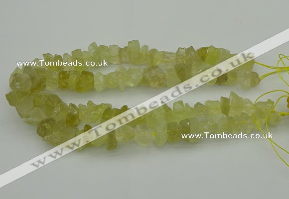 CNG1134 15.5 inches 8*12mm - 13*18mm nuggets lemon quartz beads