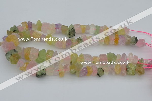 CNG1139 15.5 inches 8*12mm - 13*18mm nuggets mixed quartz beads