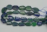 CNG1155 15.5 inches 20*25mm - 25*35mm freeform chrysocolla beads