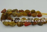 CNG1168 15.5 inches 15*25mm - 25*30mm nuggets agate beads