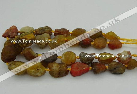 CNG1168 15.5 inches 15*25mm - 25*30mm nuggets agate beads