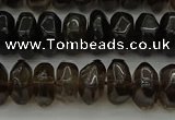 CNG1181 15.5 inches 6*14mm - 8*14mm nuggets smoky quartz beads