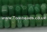 CNG1184 15.5 inches 6*14mm - 8*14mm nuggets green aventurine beads