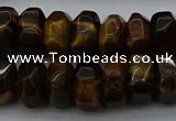 CNG1185 15.5 inches 6*14mm - 8*14mm nuggets yellow tiger eye beads