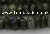 CNG1186 15.5 inches 6*14mm - 8*14mm nuggets labradorite beads