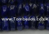 CNG1188 15.5 inches 6*14mm - 8*14mm nuggets lapis lazuli beads