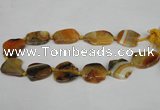 CNG1201 15.5 inches 20*30mm - 25*35mm freeform agate beads