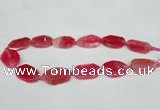 CNG1202 15.5 inches 20*30mm - 25*35mm freeform agate beads