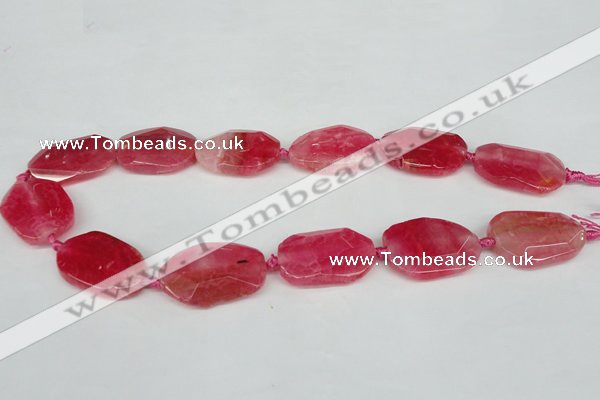 CNG1202 15.5 inches 20*30mm - 25*35mm freeform agate beads