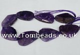 CNG1210 15.5 inches 30*45mm - 35*50mm freeform agate beads