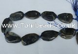 CNG1219 15.5 inches 25*30mm - 30*45mm freeform agate beads