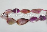 CNG1230 15.5 inches 25*35mm - 30*50mm freeform agate beads