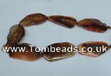 CNG1235 15.5 inches 25*40mm - 30*55mm freeform agate beads