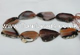 CNG1240 15.5 inches 30*40mm - 35*50mm freeform agate beads