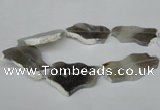 CNG1251 15.5 inches 30*50mm - 40*60mm freeform agate beads