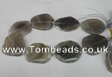 CNG1253 15.5 inches 30*40mm - 45*50mm freeform agate beads