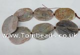 CNG1256 15.5 inches 40*50mm - 45*55mm freeform agate beads