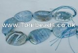 CNG1258 15.5 inches 40*50mm - 45*55mm freeform agate beads