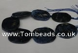 CNG1260 15.5 inches 40*50mm - 45*55mm freeform agate beads