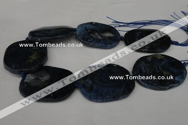 CNG1260 15.5 inches 40*50mm - 45*55mm freeform agate beads