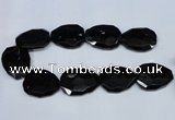 CNG1334 15.5 inches 35*40mm faceted freeform agate beads