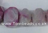 CNG1366 15.5 inches 8*12mm - 22*30mm faceted nuggets agate beads