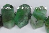 CNG1395 15.5 inches 15*25mm - 20*40mm wand agate gemstone beads