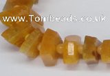 CNG1400 15.5 inches 10*15mm - 12*22mm nuggets agate gemstone beads