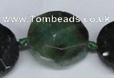 CNG1407 15.5 inches 20*25mm - 30*35mm faceted freeform agate beads