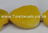 CNG1419 15.5 inches 25*35mm - 30*40mm freeform agate beads
