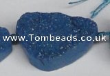 CNG1421 15.5 inches 25*35mm - 30*40mm freeform agate beads