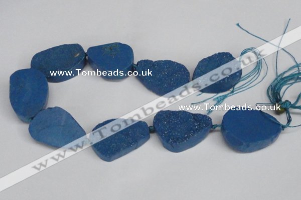 CNG1421 15.5 inches 25*35mm - 30*40mm freeform agate beads