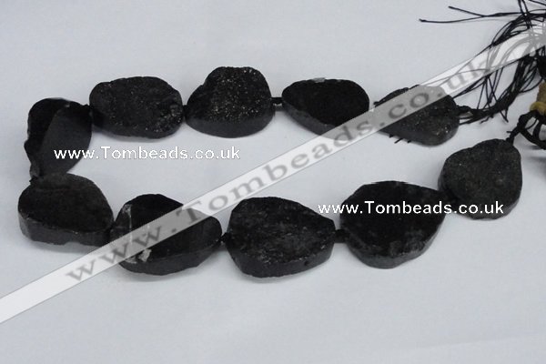 CNG1422 15.5 inches 25*35mm - 30*40mm freeform agate beads