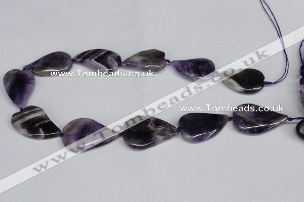 CNG1425 15.5 inches 22*30mm - 25*35mm freeform amethyst beads