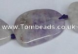 CNG1427 15.5 inches 20*30mm - 35*45mm freeform lavender amethyst beads