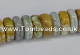 CNG1445 15.5 inches 6*15mm - 8*15mm nuggets agate gemstone beads